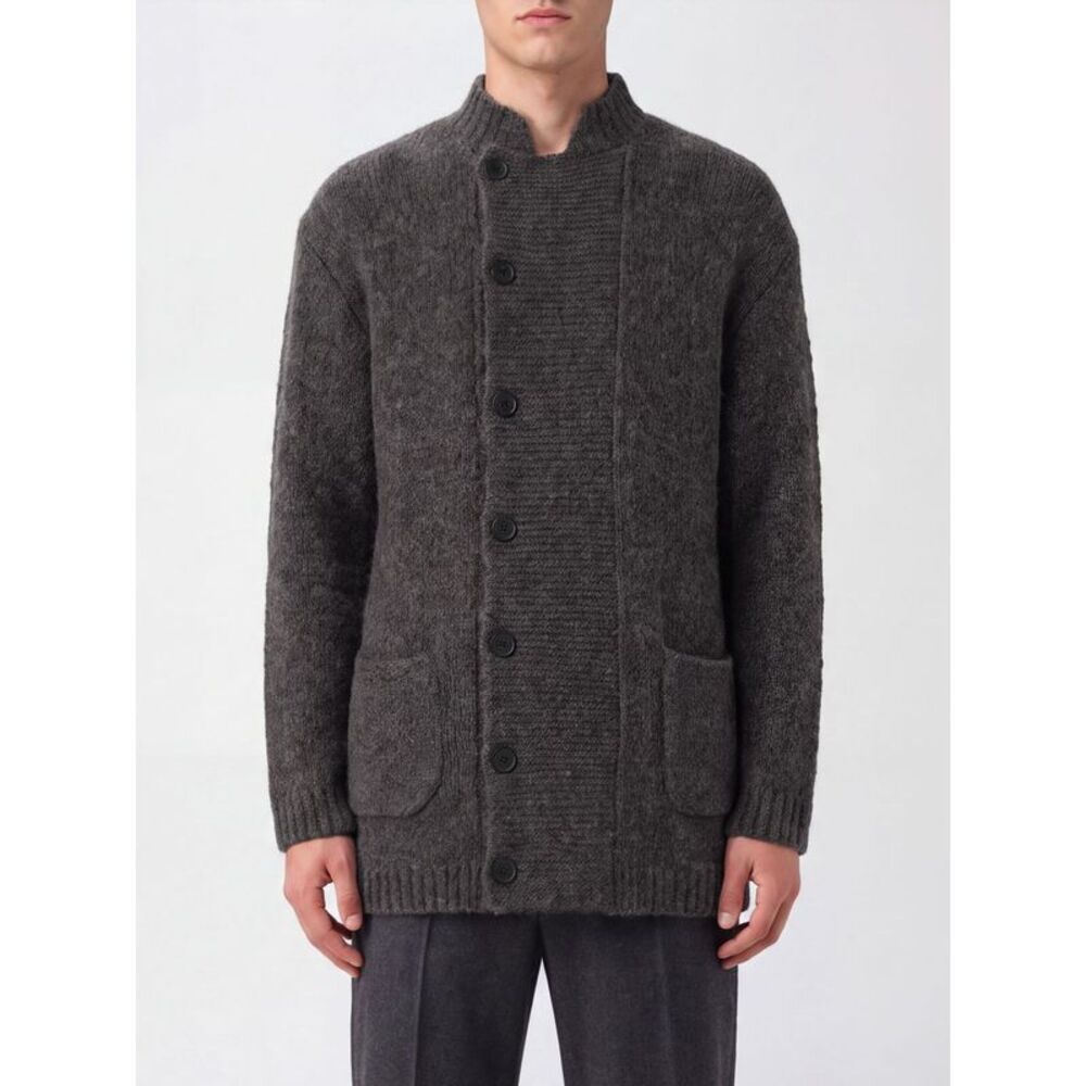 Giorgio Armani Men Giorgio Armani Cashmere And Silk Cardigan With Patch Pockets